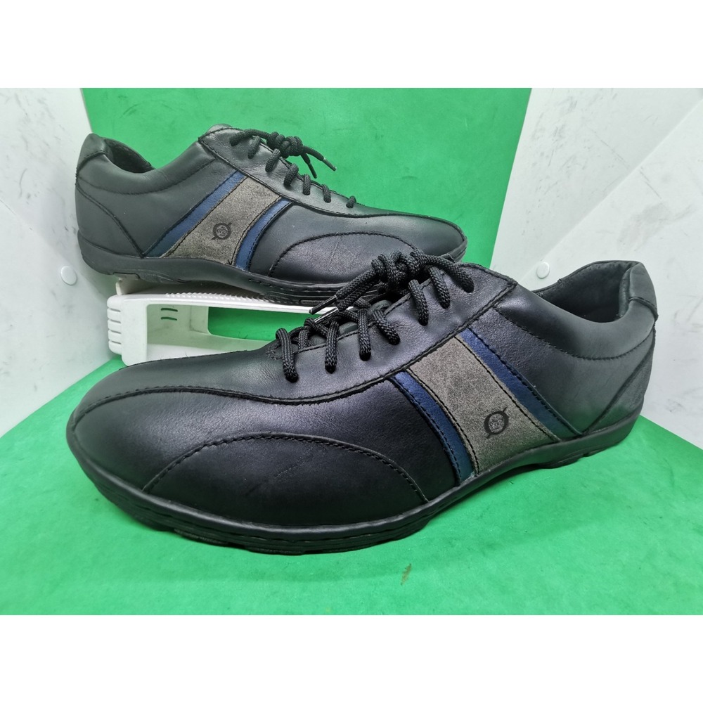 VTG Born Men's Black Leather Oxford Lace Up Oxford Comfort Shoes Size 13 Casual